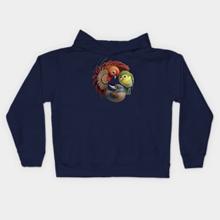 Tree Cute  Birds Kids Hoodie